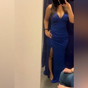 Elegant Blue Evening Dress